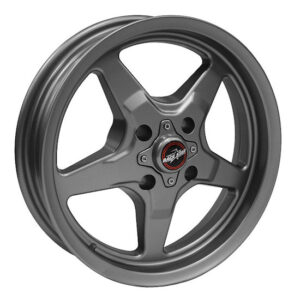 91 Drag Star Allor Wheel by Race Star Wheels in Metallic Grey