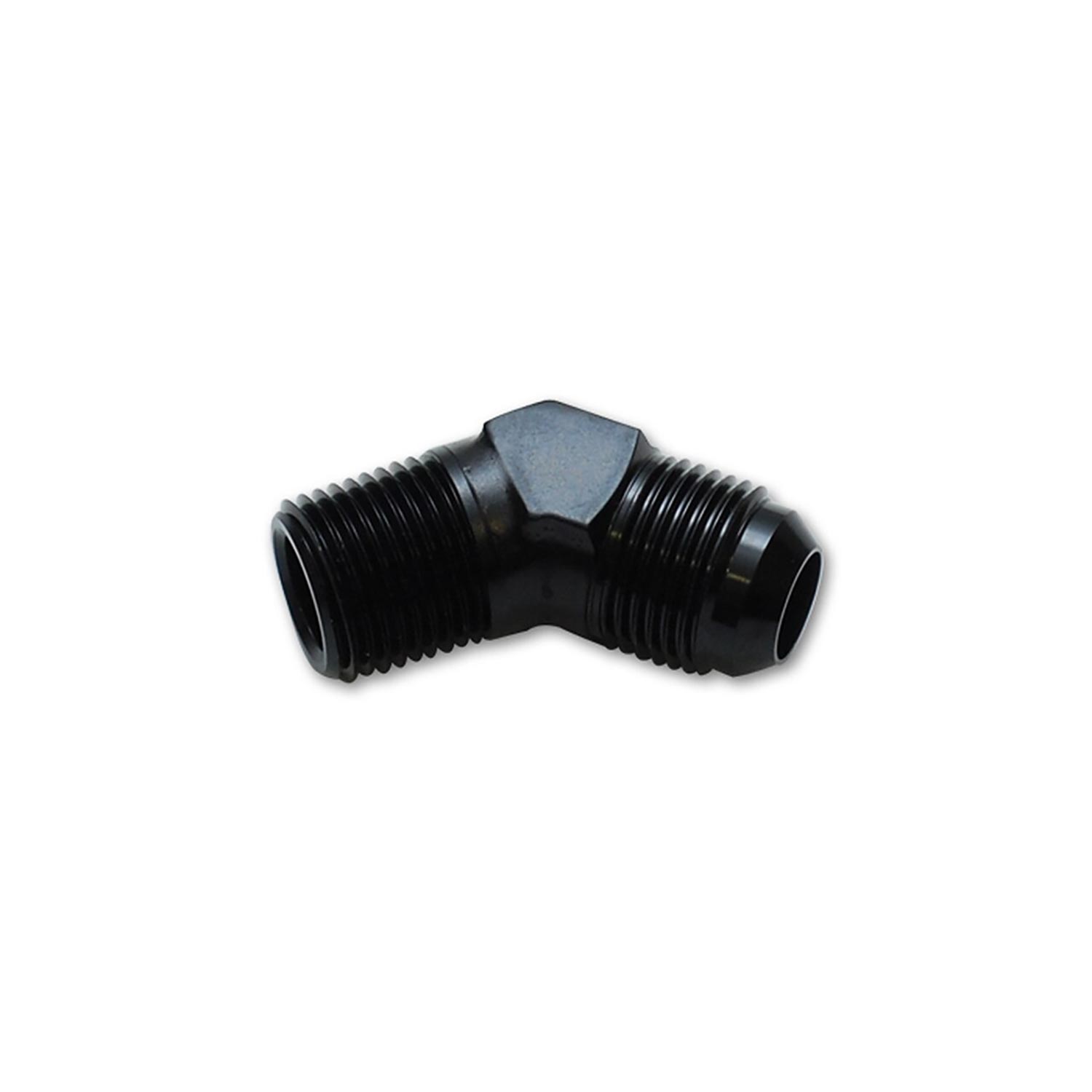 VIBRANT PERFORMANCE 45 Degree Adaptor Fitting (AN to NPT); Size: -16 AN x 1" NPT