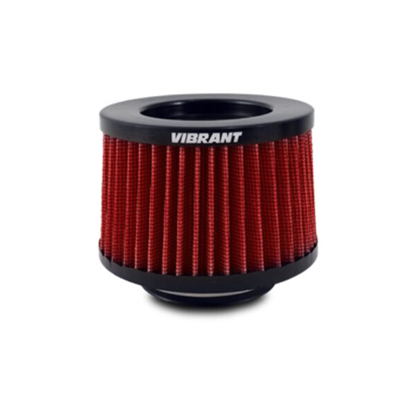 VIBRANT PERFORMANCE Shorty Classic Performance Air Filter, 3 Inches by 3-5/8 Inches