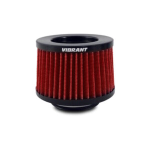 VIBRANT PERFORMANCE Shorty Classic Performance Air Filter, 4 inches by 3-5/8 inches