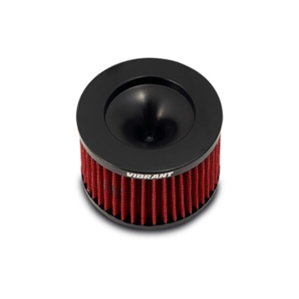 VIBRANT PERFORMANCE Shorty Classic Performance Air Filter, 4" x 3-5/8"