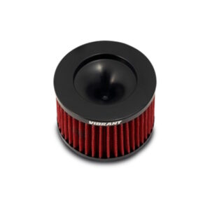 VIBRANT PERFORMANCE Shorty Classic Performance Air Filter, 5 Inches by 3-5/8 Inches