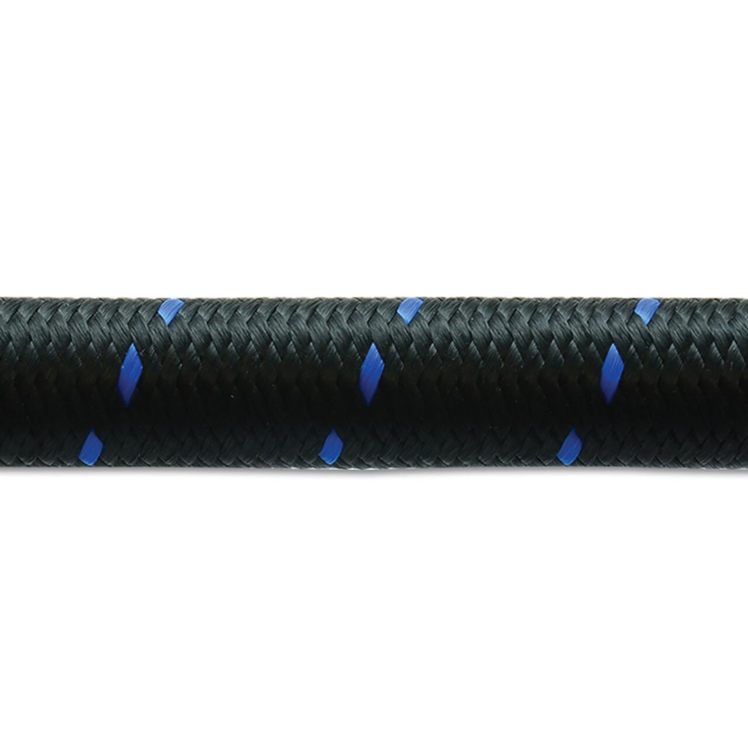 6AN Vibrant Performance 20ft Roll of Black Blue Nylon Braided Flex Hose 0.34" 