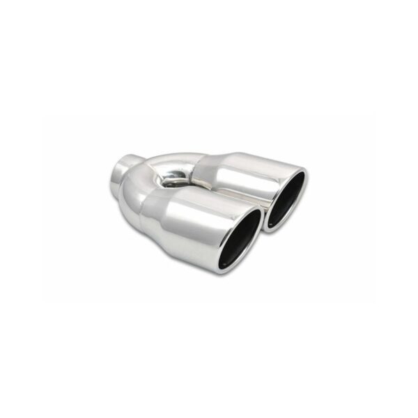 Vibrant 2.5" Dual Outlet Weld On Exhaust Tips VIB1326