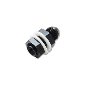 VIBRANT PERFORMANCE Fuel Cell Bulkhead Adapter Fitting; Size: -6AN (with 2 PTFE Crush Washers & Nut)