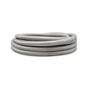 VIBRANT PERFORMANCE S.S. Braided Flex Hose with PTFE liner; -8AN (5 ft long)