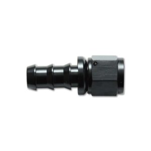 VIBRANT PERFORMANCE Straight Push-On Hose End Fitting; Size: -6 AN