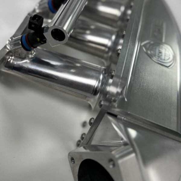 SERCK Performance Inlet Manifold for Lancia Delta H F Integrale Evoluzione II, 2 Litre 16 Valve Turbo - Fuel Rail View