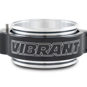 VIBRANT PERFORMANCE HD2.0 Clamp Assembly, for 3.50" O.D. Tubing, Aluminized, Anodized Black Clamp